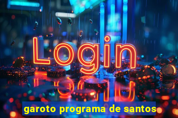 garoto programa de santos